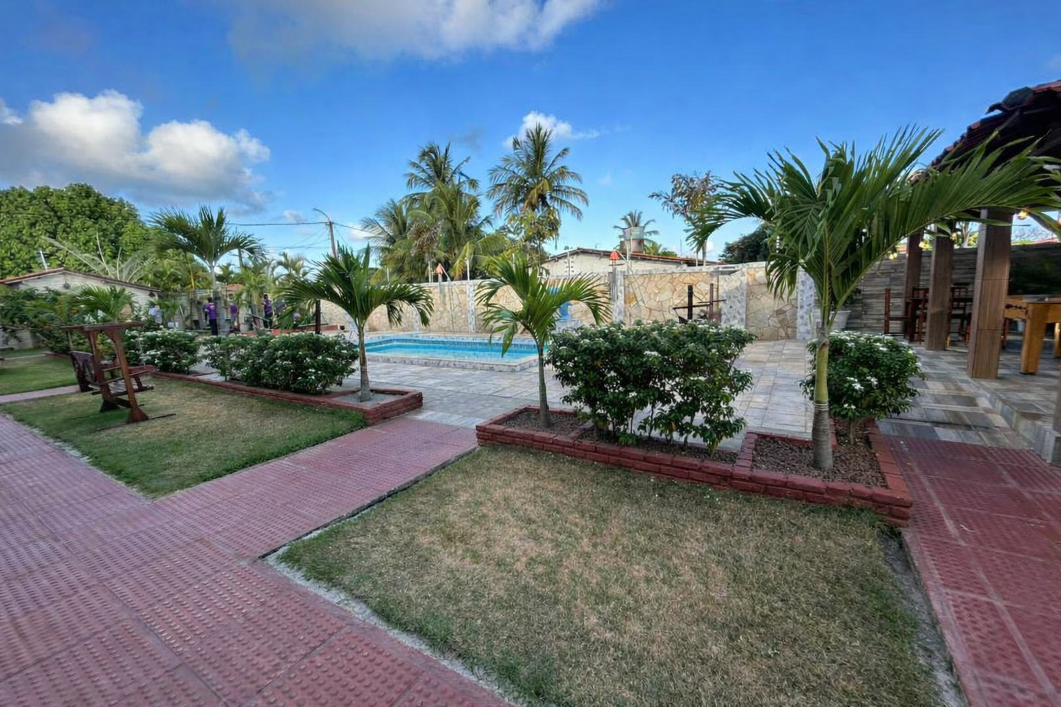 Área da Piscina